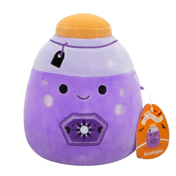 Squishmallows Halloween Kensington the Purple Potion 7.5 inch Plush