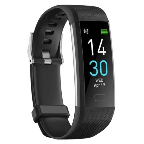 Nivo Smart Bracelet (0.96-inch Display/Heart Rate/Step Count/Sleep Tracking) - Black