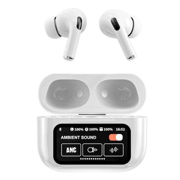 DULGE A9 Pro HiFi Wireless Earbuds with ANC and Touch Display