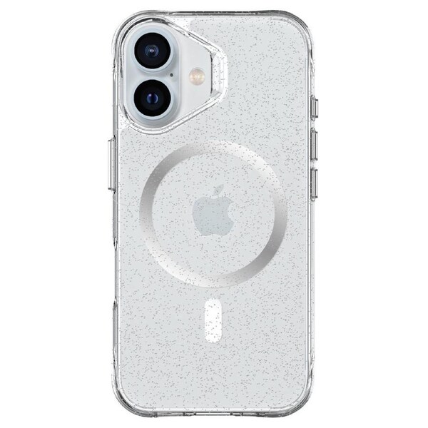 iCoverLover For iPhone 16 Plus Case Compatible with Magsafe Glitter Cover Clear