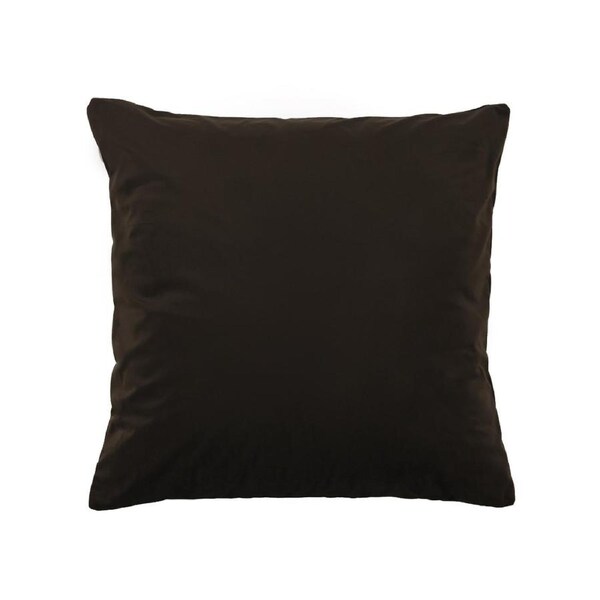 Bianca Vivid Coordinates Velvet European Pillowcase Chocolate