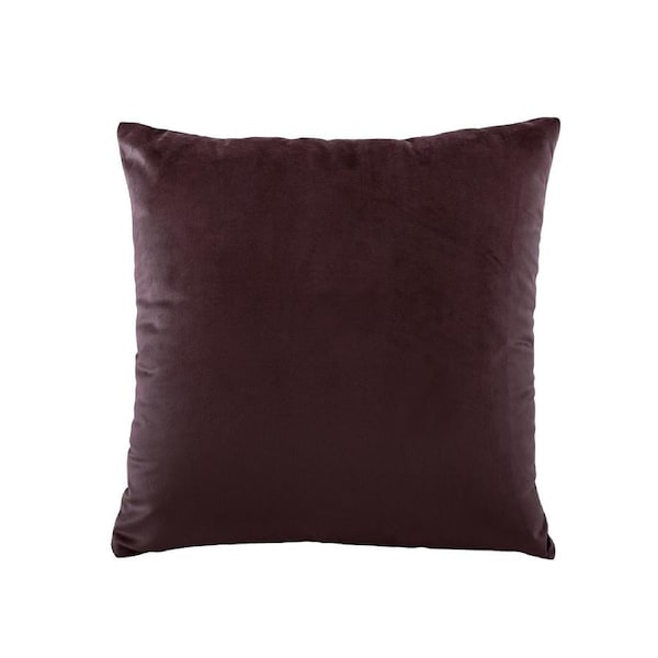 Bianca Vivid Coordinates Velvet Square Cushion Plum