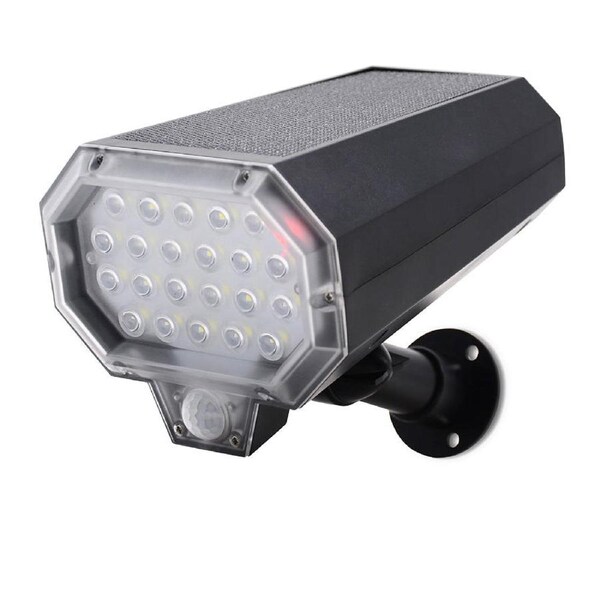 LED solar multifunctional spotlight with automatic tracking and rotation