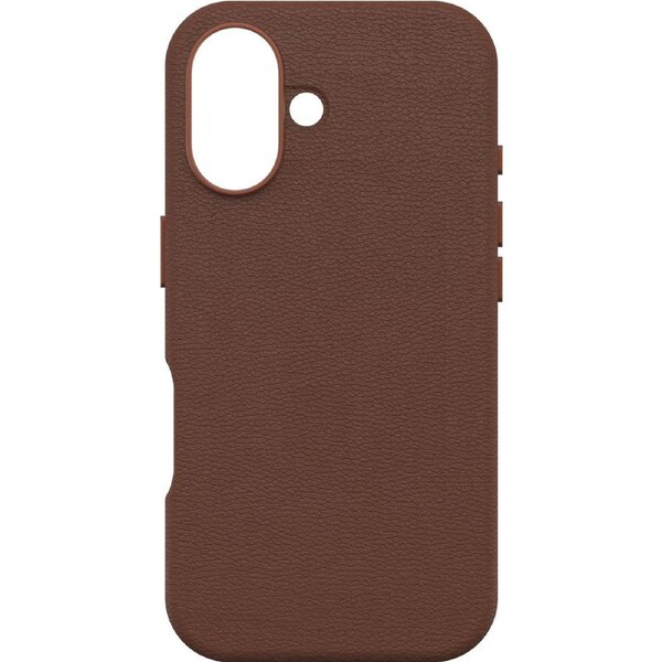OtterBox Symmetry Cactus Leather Case iPhone 16 - Rich Adobe