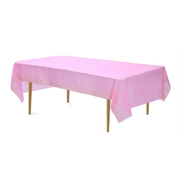 Rose Dot Rectangle Table Desk Cloth Tablecloth Cover