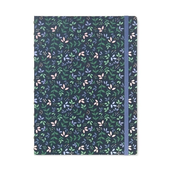 Filofax Garden Refillable Notebook A4 - Dusk