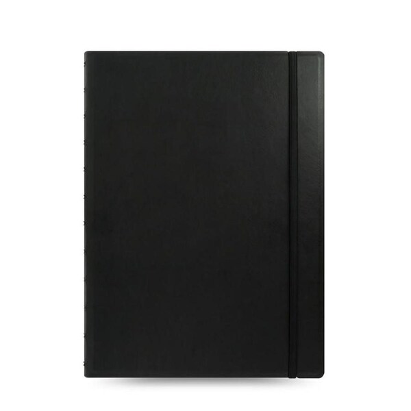 Filofax Classic Refillable Notebook A4 Black Ruled