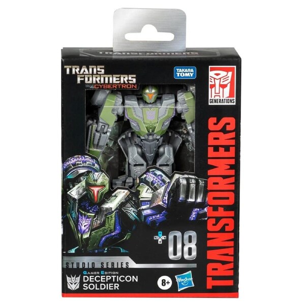 Transformers War for Cybertron Studio Series Gamer Edition Deluxe Class 08 Decepticon Soldier Action Figure