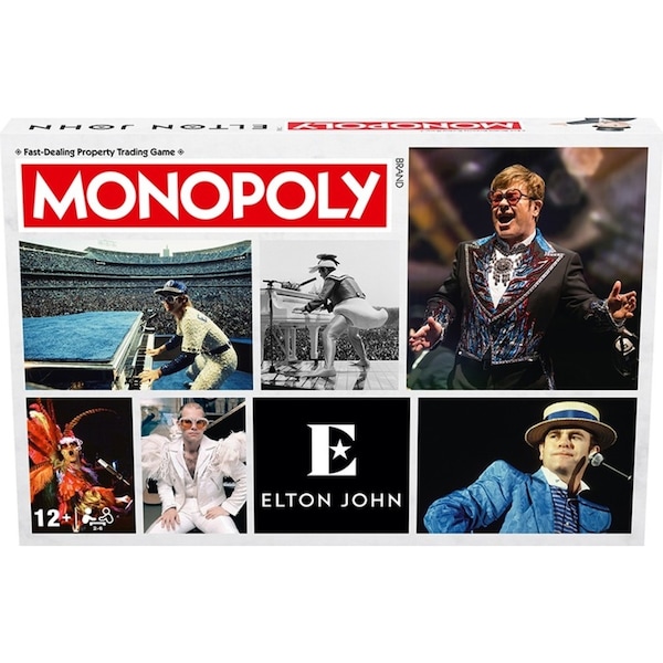 Monopoly Elton John Themed Family Party Tabletop Interactive Board Game 12+