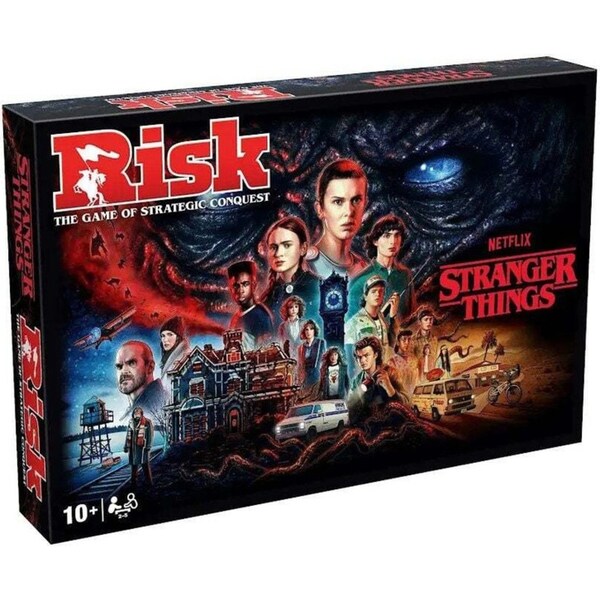 RISK Stranger Things Themed Family Party Interactive Tabletop Board Game 13+