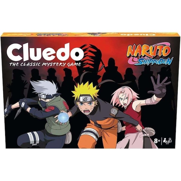 Cluedo Naruto Anime Themed Family Party Interactive Tabletop Board Game 8+