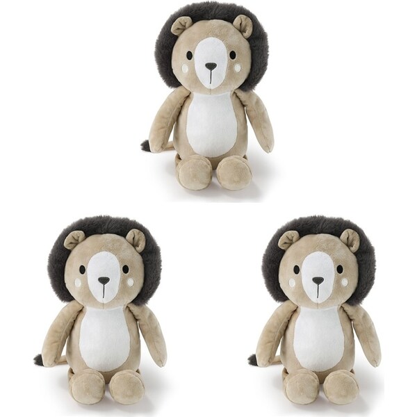 3x The Peanutshell Madagascar Themed Print Plush Toy Baby Nursery Decor 0+