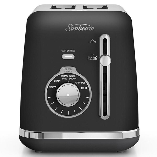 Sunbeam Alinea Select 2 Slice Toaster Dark Canyon Black TA2820K