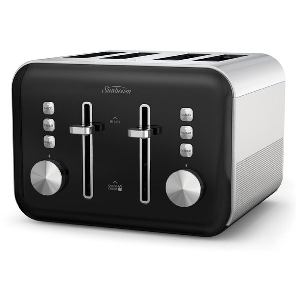 Sunbeam Simply Shine 4 Slice Toaster TAP4004BK