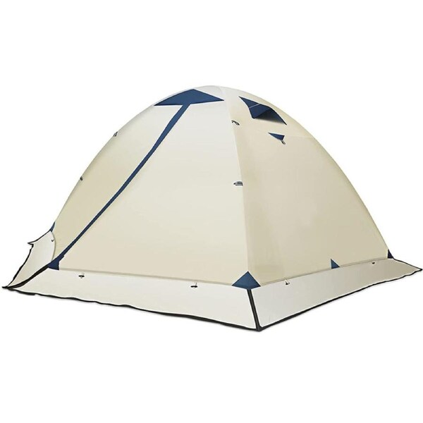 Nevenka Camping Tent Waterproof Ultralight Backpacking Double Layer Tent Easy Set Up-White 2 Person