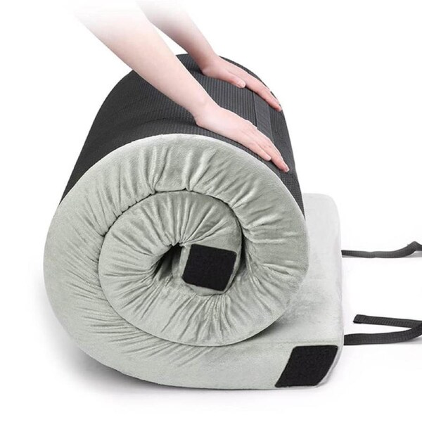 Nevenka Memory Foam Camping Waterproof Mattress with Removable Cover Travel Bag 61x183x6cm