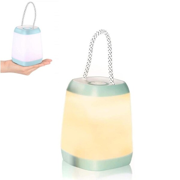 Nevenka LED Camping Light Portable Tent Lantern 3 Modes for Outdoor and Indoor-Blue Battery