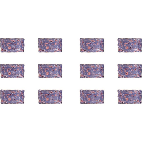 12x LVD Porcelain Serving Plate Tray Platter Home/Kitchen Decor 12x20cm Berry