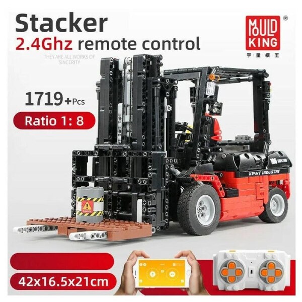 MOULD KING 13106 RC Forklift MK II Truck Building Blocks Bricks 1719PCS Gift