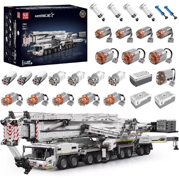 Mould King 17007 APP Remote Controlled Lifting Crane Building Blocks for RC 8506
