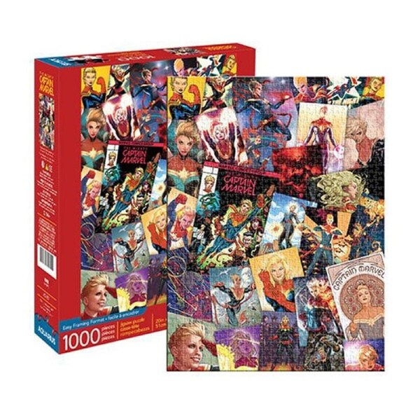 Marvel's Captain Marvel Collage 1000 Piece Jigsaw Puzzle