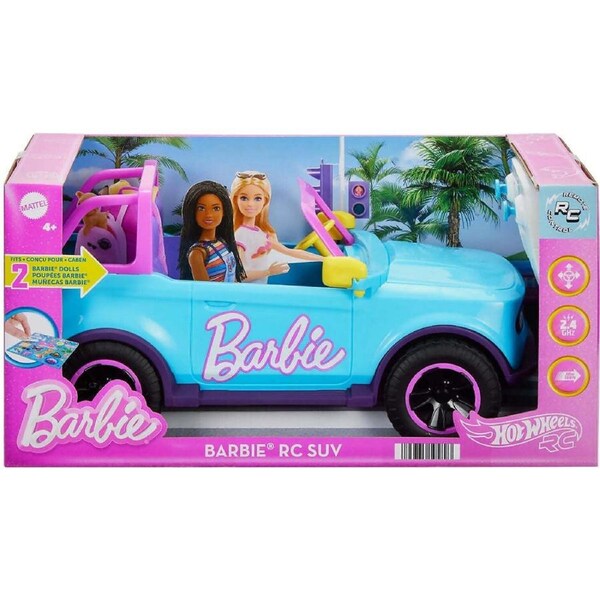 Hot Wheels - Barbie Rc Suv Vehicle - Mattel