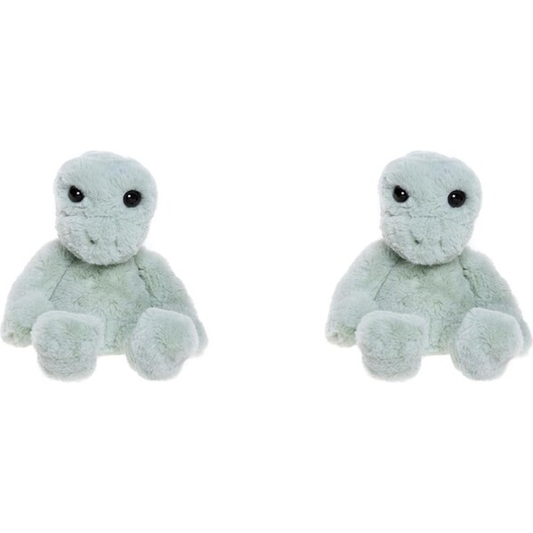2x Charlie Bears Bear & Me Baby/Infant Freddie Frog 25x10cm Soft Toy Green 0m+