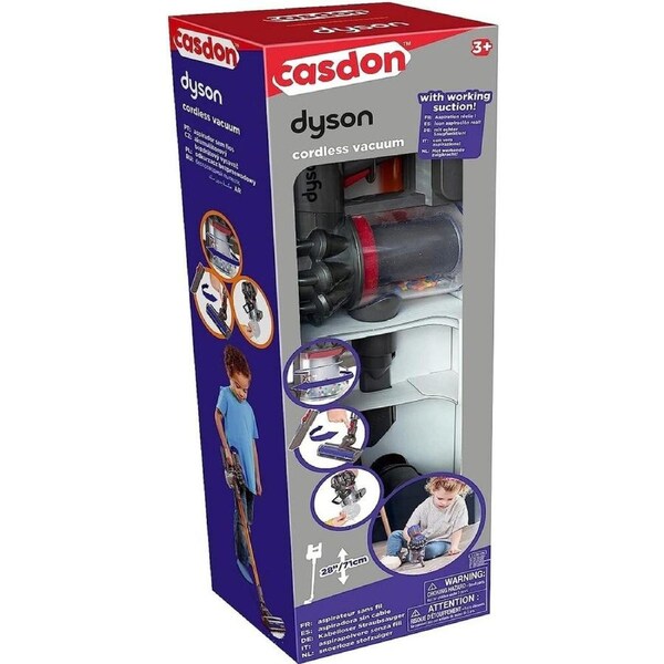 Casdon Dyson Kids Vacuum Cleaner Cord Free Handheld