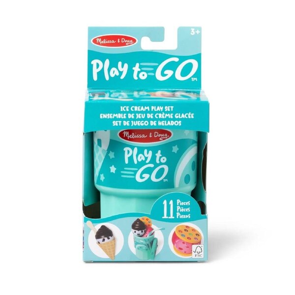 Melissa and Doug Play to Go Ice Cream Play Set