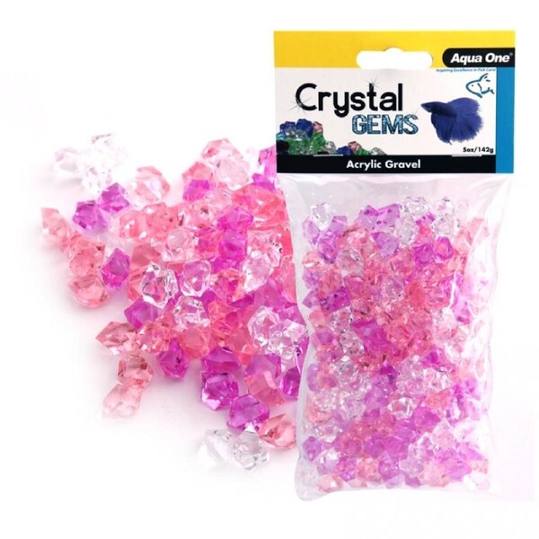 Aqua One Crystal Gems Acrylic Gravel Purple Passion 145g 12303