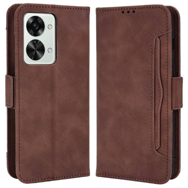 Xinyunew Cover A Libro In Pelle PU Per OnePlus Nord – Custodia Con Porta Carte E Supporto – Nero