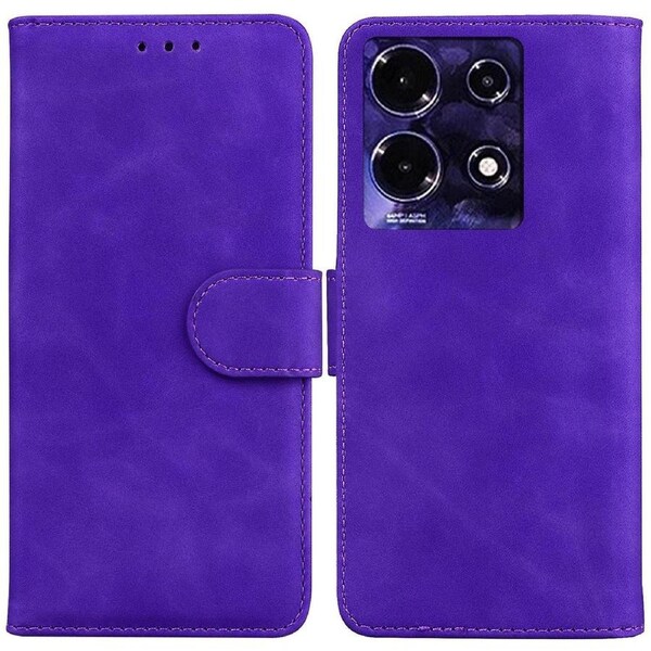 Stand Pu Leather Wallet Anti-scratch Case For Infinix Note 30i 4g, Solid Color Mobile Phone Cover