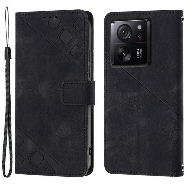 Imprinted Case For Xiaomi 13t/13t Pro, Pu Leather Flip Cover Phone Wallet