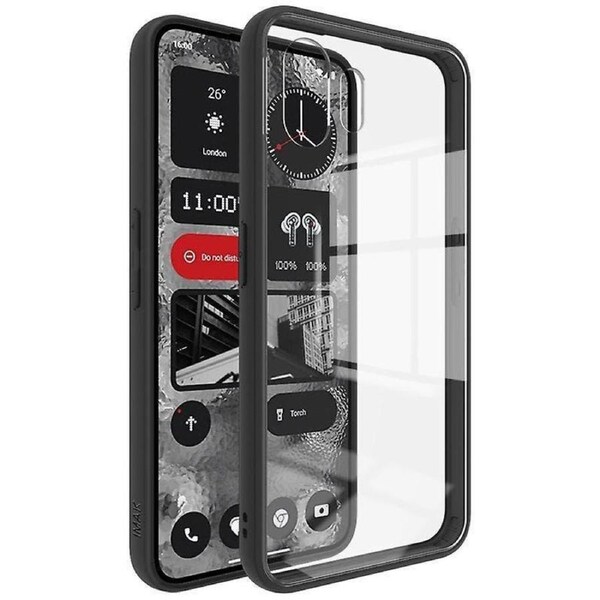 For Nothing Phone (2) Shockproof Phone Case Pc Back Tpu Frame Clear Phone Cover