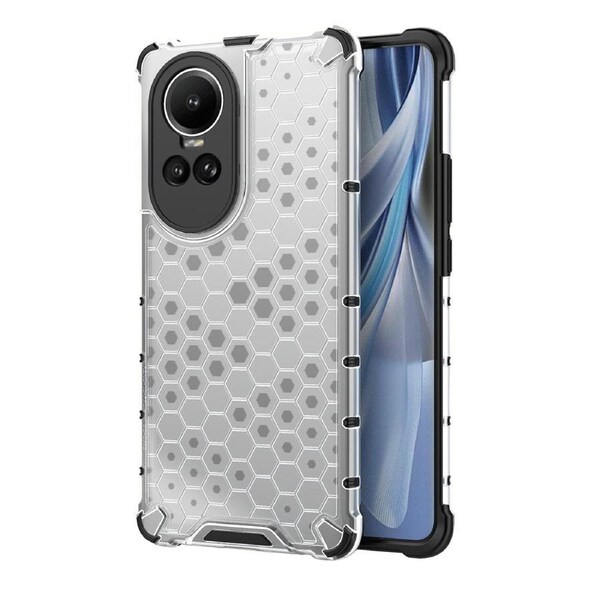 Honeycomb Design Tpu+pc Smartphone Case For Oppo Reno10 5g (global) / Reno10 Pro 5g (global)