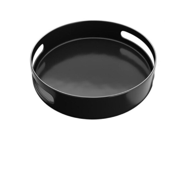 Lazy Susan Turntable, Sayzh Turntable Organizer, Spice Rack Rotating For Kitchen Pantry Cabinet Cupboard Table Countertop, Metal Steel, 10 Inch, Black