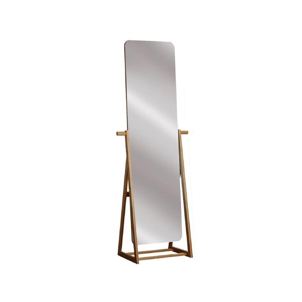Mirror Bamboo Freestanding Full Length Frameless