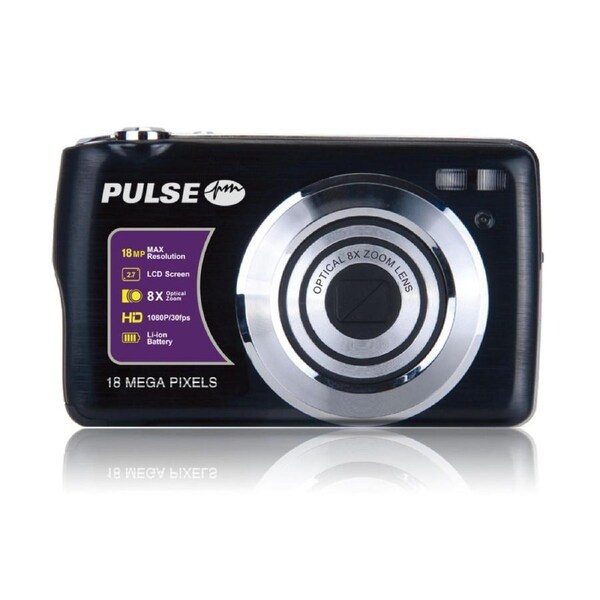 PULSE 18MP 8x Optical Zoom Camera Black