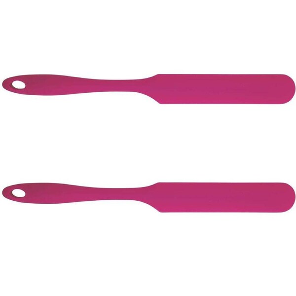 2x Avanti 32cm Silicone Long Spatula Scraper Kitchen Cooking/Baking Utensil Pink