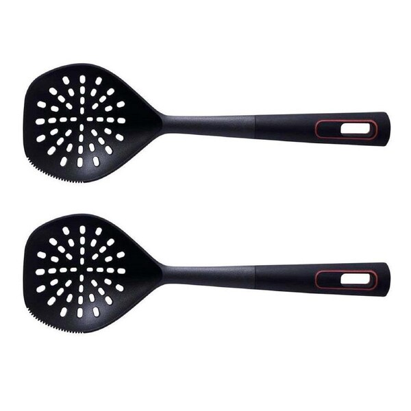 2x Avanti Nylon Skimmer Multi-In-1 Kitchen Cooking Fat/Froths Skimming Utensil