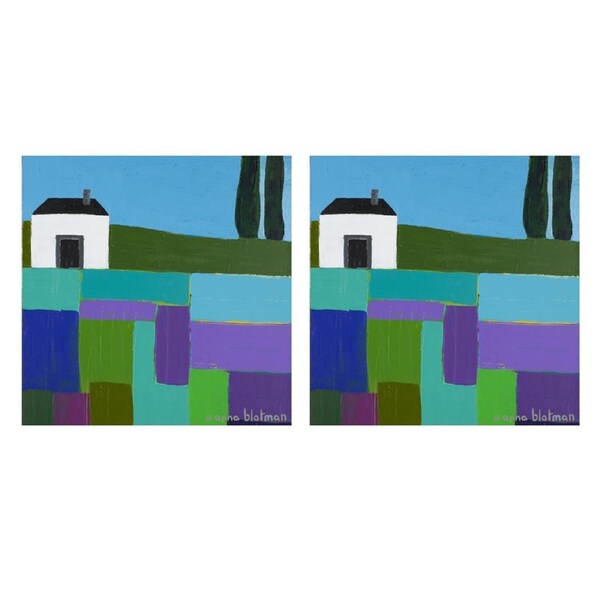 2x Lilli Rock Anna Blatman 11x11cm Coaster Drink/Cup Mat Pad Square Summerville