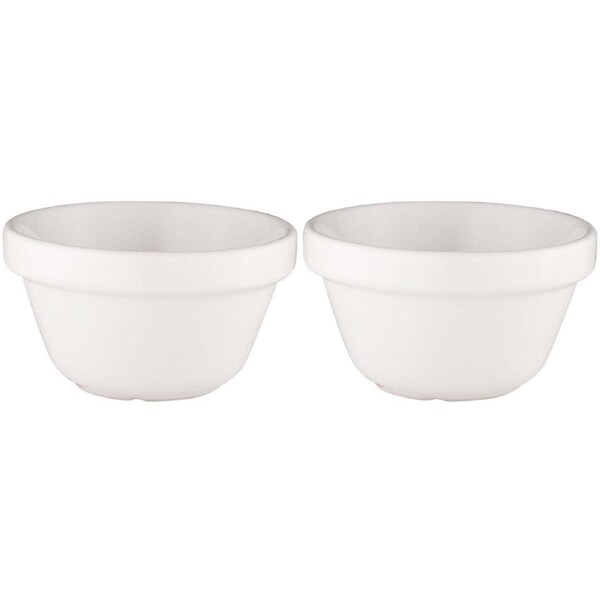 2x Avanti 13cm/350ml Multi Purpose Bowl Food Mixing/Stirring Kitchen Baking WHT