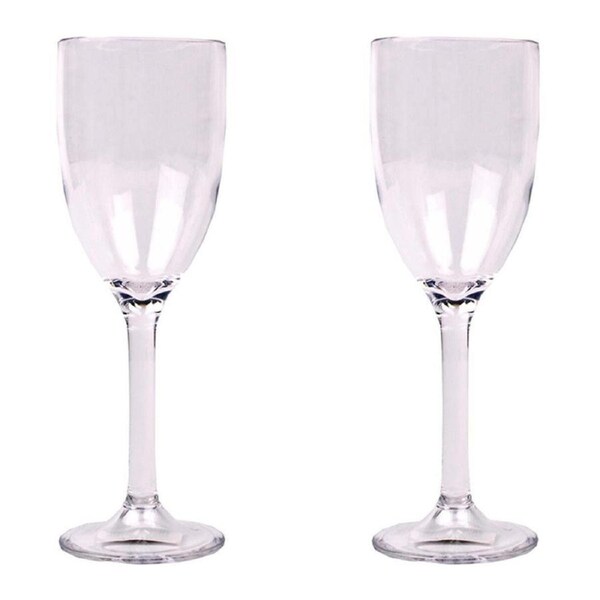 Impact Lifestyle Clear Red Wine Glass 275ml Drinking Cup Polycarbonate Drinkware