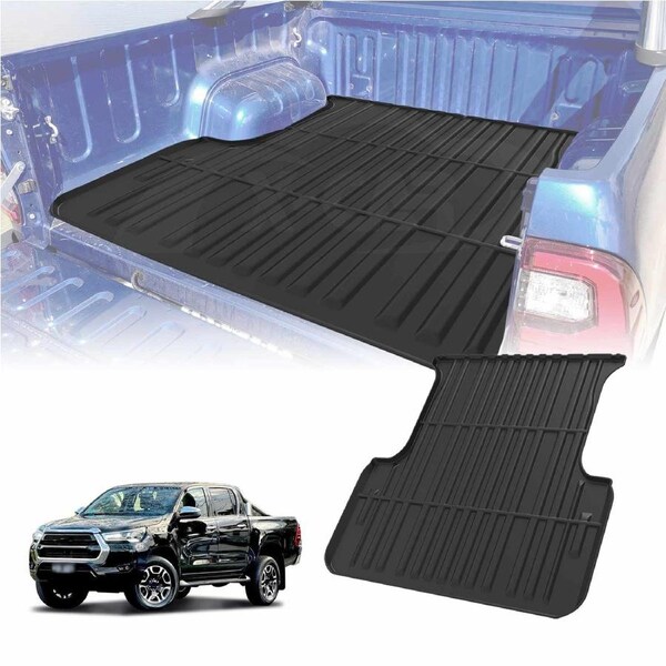 Tub Liner for Toyota Hilux Dual Cab 2016-2025 A-Deck All Weather Heavy Duty Cargo Trunk Mat Luggage Tray