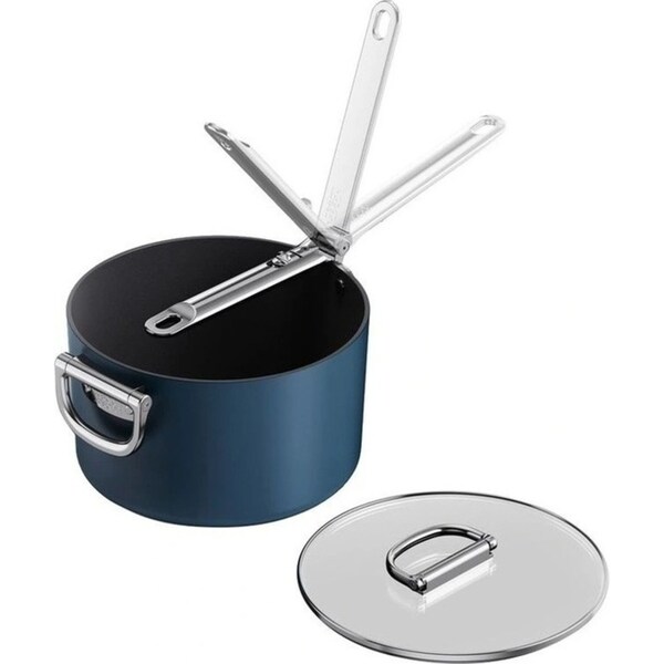 Joseph Joseph Space Folding Handle Non-stick Saucepan & Lid 23cm/5.4qt