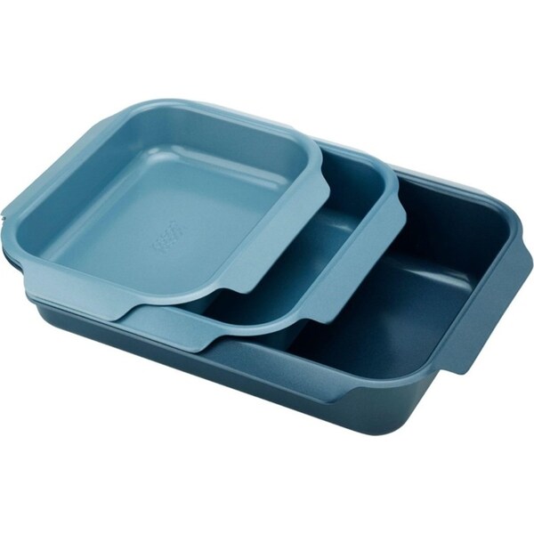 3pc Joseph Joseph Nest Oven Roasting Trays Baking Dish Kitchen Cookware Set