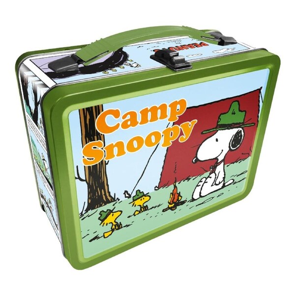 Peanuts Beagle Scout Carry Tin Lunch Box