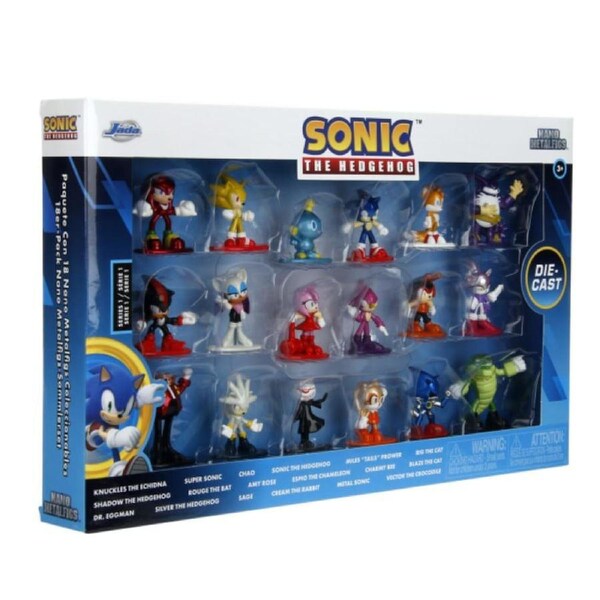 Jada Toys Sonic the Hedgehog Nano Metalfigs 18-Pack