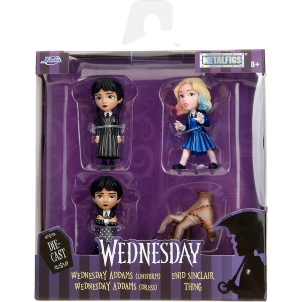 Jada Toys Metalfigs Wednesday TV Show 2.5 inch 4-Pack