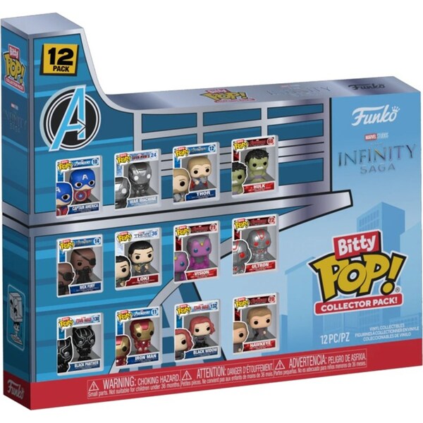 Marvel Comics Avengers Tower Collector Pack Bitty 12 Pack Funko POP! Vinyl